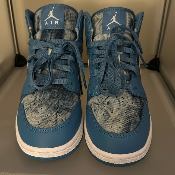 JORDAN 1 MID PS "WASHED DENIM" - Picture 2 of 7